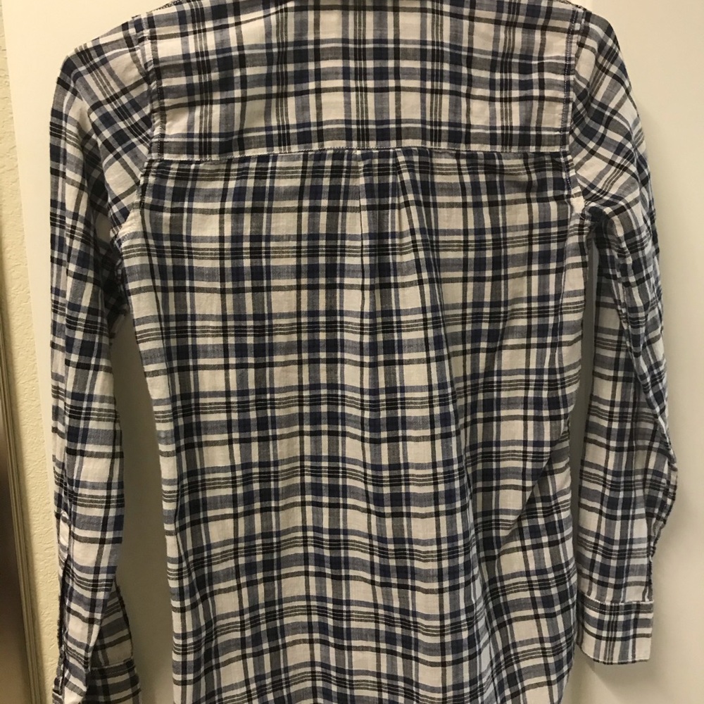 Madewell Button Down Plaid Blouse - image 5